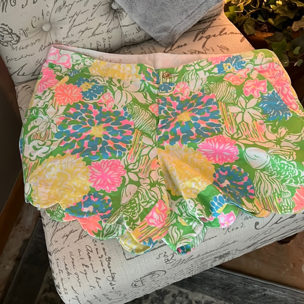 LILLY PULITZER 5" BUTTERCUP STRETCH SHORT sz 16